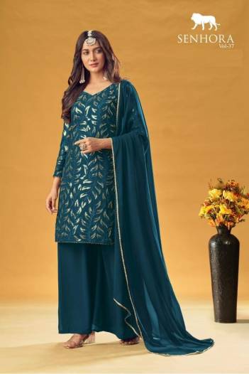 Senhora Vol 37 By Senhora Designer Palazzo Style Partywear Suit Collection